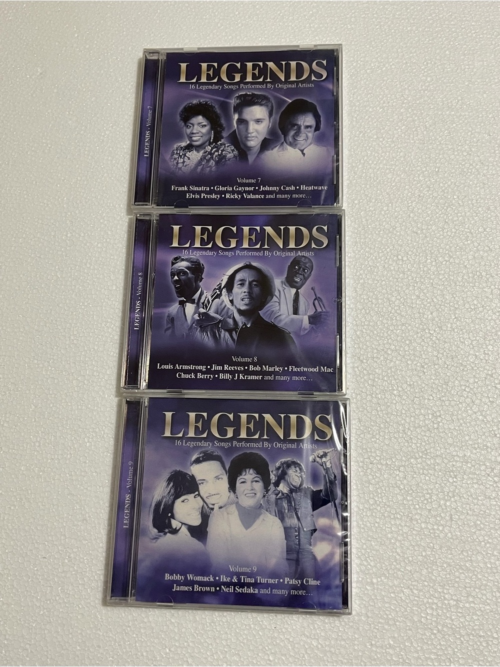 Legends 3 CD’s Volume 7, 8, & 9 New Sealed